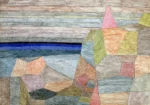 Promontorio Ph by Paul Klee, an office wall art print for refined interiors