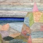 Promontorio Ph by Paul Klee, an office wall art print for refined interiors