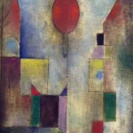 Red Balloon by Paul Klee, an office wall art print for refined interiors