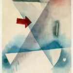 Ringing by Paul Klee, an office wall art print for refined interiors
