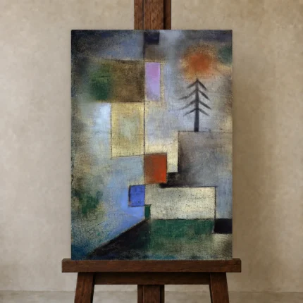Premium Wall Art Dikey  Html Edition – FAMOUS2407318 shown in Studio Easel