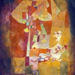 The Man Under the Pear Tree by Paul Klee, an office wall art print for refined interiors