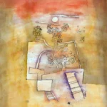 Tree Culture by Paul Klee, an office wall art print for refined interiors