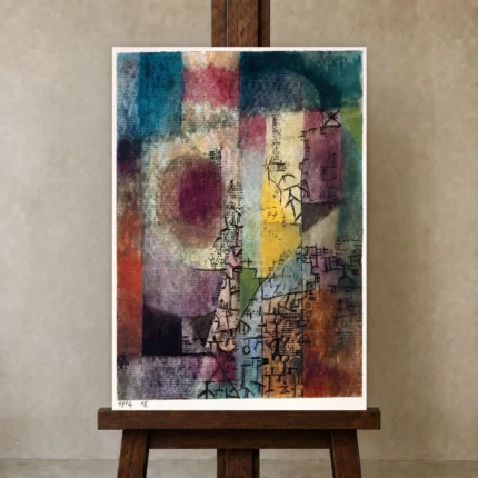 Premium Wall Art Dikey  Html Edition – FAMOUS2407321 shown in Studio Easel