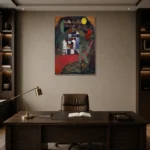 Premium Wall Art Dikey  Html Edition – FAMOUS2407322 shown in Room 2