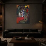 Premium Wall Art Dikey  Html Edition – FAMOUS2407322 shown in Room 3