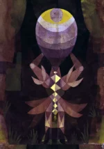 Waldbeere by Paul Klee, an office wall art print for refined interiors
