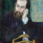 Alfred Sisley by Pierre-Auguste Renoir, a living room wall art print for refined interiors