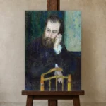 Premium Wall Art Dikey  Html Edition – FAMOUS2407325 shown in Studio Easel
