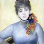 Caroline Rémy by Pierre-Auguste Renoir, a living room wall art print for refined interiors
