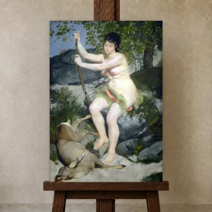 Premium Wall Art Dikey  Html Edition – FAMOUS2407337 shown in Studio Easel