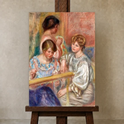 Premium Wall Art Dikey  Html Edition – FAMOUS2407338 shown in Studio Easel
