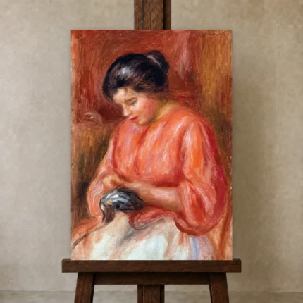 Premium Wall Art Dikey  Html Edition – FAMOUS2407340 shown in Studio Easel