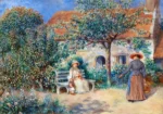 In Brittany (En Bretagne) by Pierre-Auguste Renoir, a living room wall art print for refined interiors