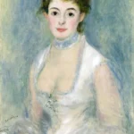 Madame Henriot by Pierre-Auguste Renoir, a living room wall art print for refined interiors
