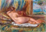 Nu couché (Odalisque couchée) by Pierre-Auguste Renoir, a bedroom wall art print for refined interiors