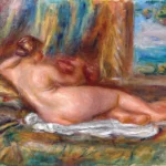 Nu couché (Odalisque couchée) by Pierre-Auguste Renoir, a bedroom wall art print for refined interiors