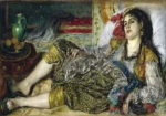Odalisque by Pierre-Auguste Renoir, a bedroom wall art print for refined interiors