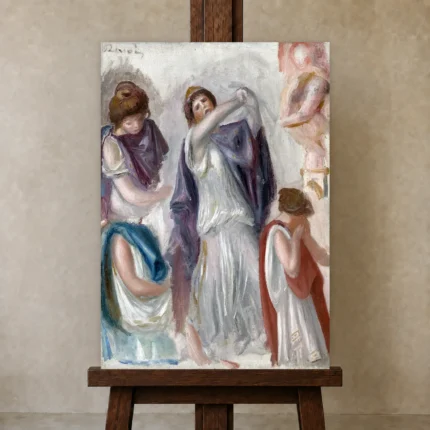 Premium Wall Art Dikey  Html Edition – FAMOUS2407357 shown in Studio Easel