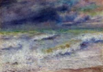 Seascape by Pierre-Auguste Renoir, a living room wall art print for refined interiors