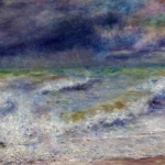 Seascape by Pierre-Auguste Renoir, a living room wall art print for refined interiors