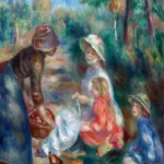 The Apple Seller by Pierre-Auguste Renoir, a kitchen wall art print for refined interiors