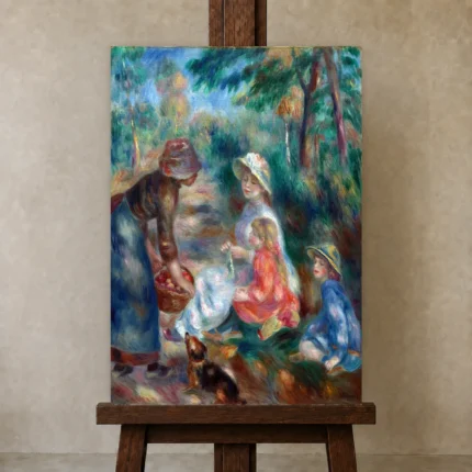 Premium Wall Art Dikey  Html Edition – FAMOUS2407359 shown in Studio Easel
