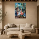 Premium Wall Art Dikey  Html Edition – FAMOUS2407359 shown in Room 4