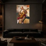 Premium Wall Art Dikey  Html Edition – FAMOUS2407362 shown in Room 3