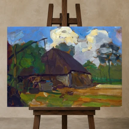 Premium Wall Art Yatay Html Edition – FAMOUS2407376 shown in Studio Easel