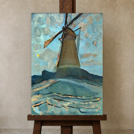 Premium Wall Art Dikey  Html Edition – FAMOUS2407384 shown in Studio Easel