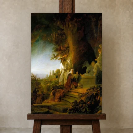 Premium Wall Art Dikey  Html Edition – FAMOUS2407387 shown in Studio Easel