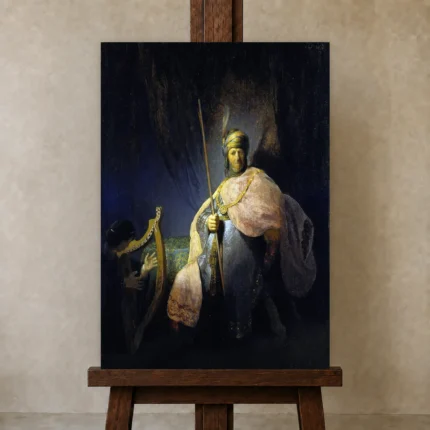 Premium Wall Art Dikey  Html Edition – FAMOUS2407388 shown in Studio Easel