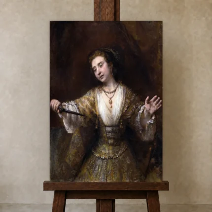 Premium Wall Art Dikey  Html Edition – FAMOUS2407389 shown in Studio Easel