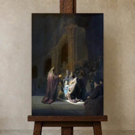 Premium Wall Art Dikey  Html Edition – FAMOUS2407392 shown in Studio Easel