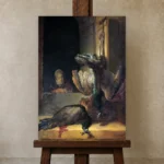 Premium Wall Art Dikey  Html Edition – FAMOUS2407393 shown in Studio Easel