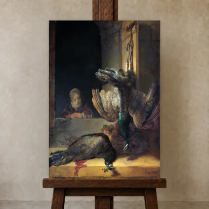 Premium Wall Art Dikey  Html Edition – FAMOUS2407393 shown in Studio Easel