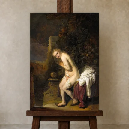 Premium Wall Art Dikey  Html Edition – FAMOUS2407395 shown in Studio Easel