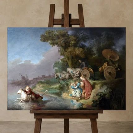 Premium Wall Art Yatay Html Edition – FAMOUS2407396 shown in Studio Easel