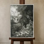 Premium Wall Art Dikey  Html Edition – FAMOUS2407399 shown in Studio Easel