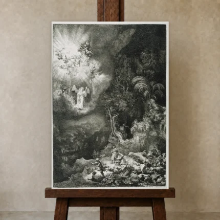 Premium Wall Art Dikey  Html Edition – FAMOUS2407399 shown in Studio Easel