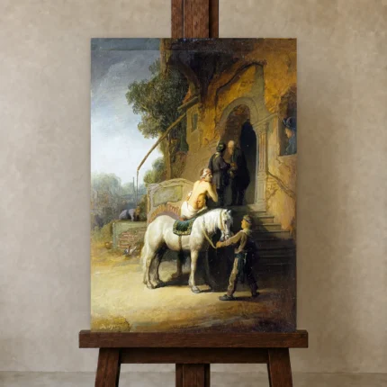 Premium Wall Art Dikey  Html Edition – FAMOUS2407402 shown in Studio Easel