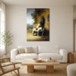 Premium Wall Art Dikey  Html Edition – FAMOUS2407402 shown in Room 1
