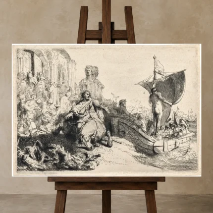 Premium Wall Art Yatay Html Edition – FAMOUS2407405 shown in Studio Easel