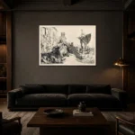 Premium Wall Art Yatay Html Edition – FAMOUS2407405 shown in Room 3