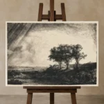 Premium Wall Art Yatay Html Edition – FAMOUS2407406 shown in Studio Easel