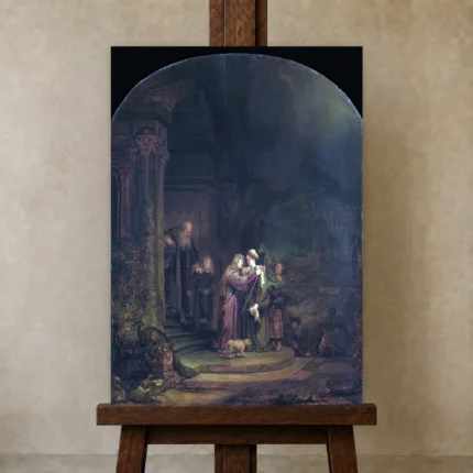 Premium Wall Art Dikey  Html Edition – FAMOUS2407407 shown in Studio Easel