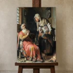 Premium Wall Art Dikey  Html Edition – FAMOUS2407409 shown in Studio Easel