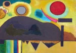 Beginning by Wassily Kandinsky, an office wall art print for refined interiors