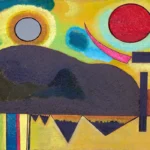 Beginning by Wassily Kandinsky, an office wall art print for refined interiors